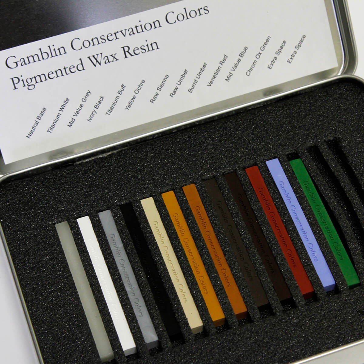 Набор восковых мелков Gamblin Pigmented Wax Resin Sticks